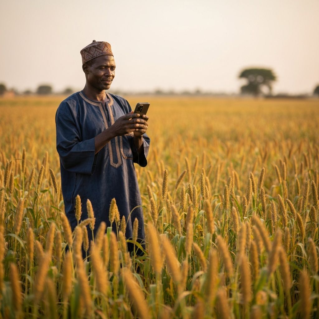 Agriculteur malien utilisant SènèKura